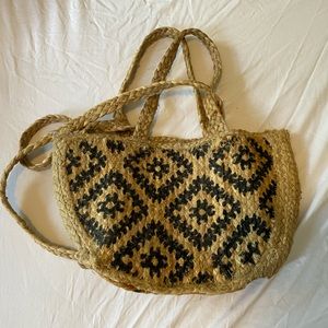 Straw Bag Print